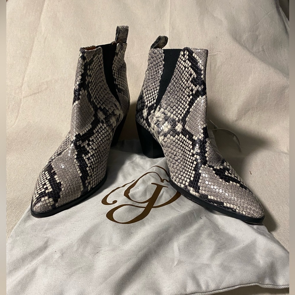 M Gemi Cavallo Faux Snakeskin Boot